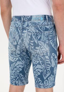 Erkek Mavi Jean Şort - 50249371002