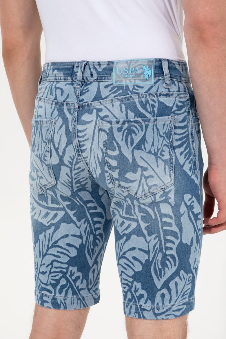 Erkek Mavi Jean Şort - 50249371002