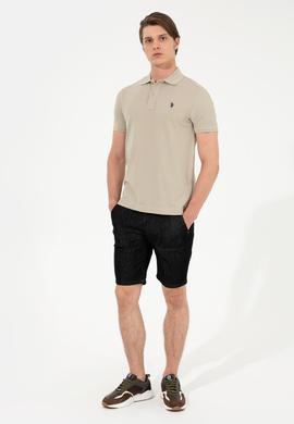 Erkek Haki Basic Polo Yaka Tişört - 50249149076