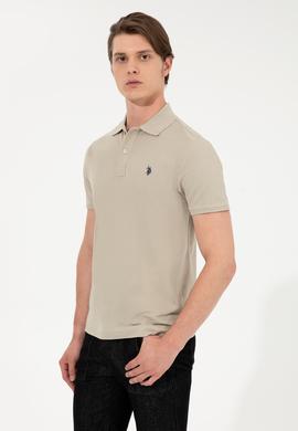 Erkek Haki Basic Polo Yaka Tişört - 50249149076