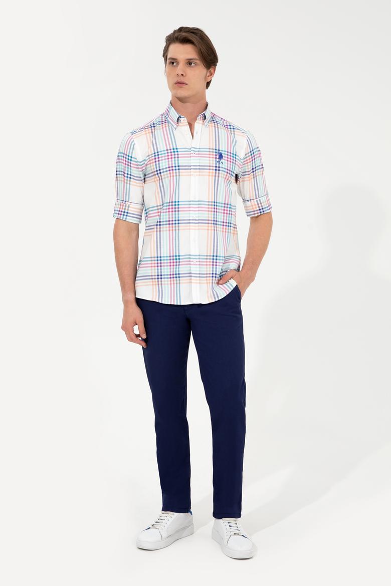 Erkek Lacivert Kanvas Pantolon - 50246098018