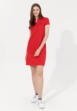 Kadın Kırmızı Örme Elbise - 50234721064