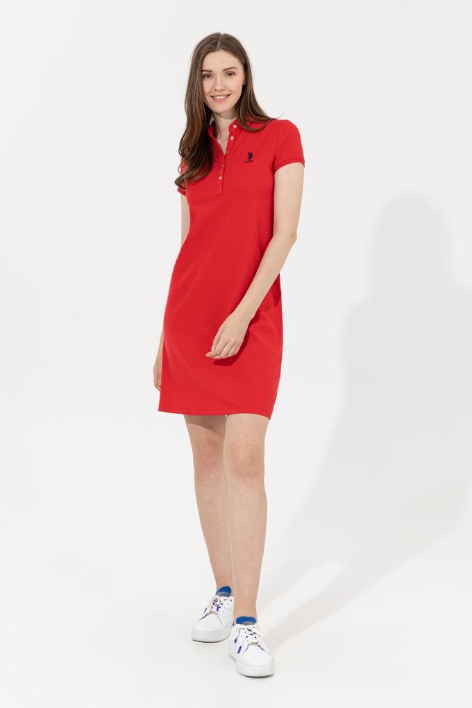 Kadın Kırmızı Örme Elbise