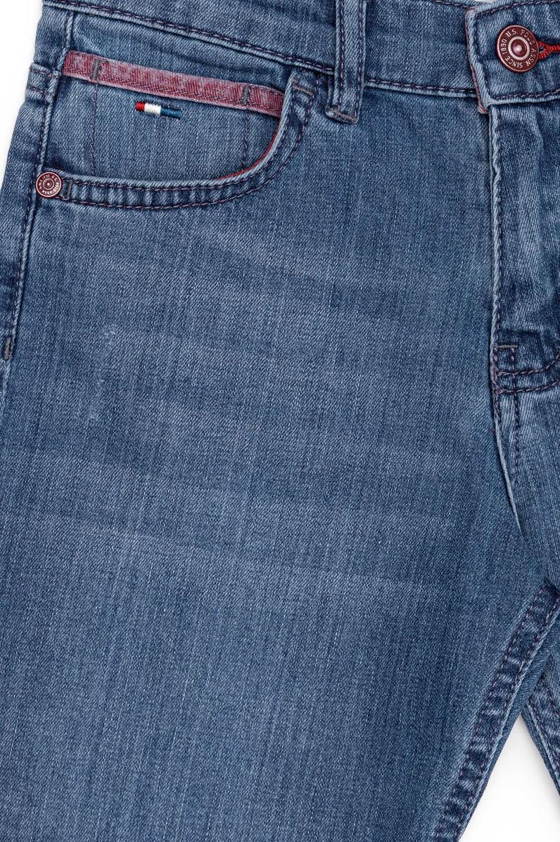 Erkek Çocuk Kırmızı Jean Şort