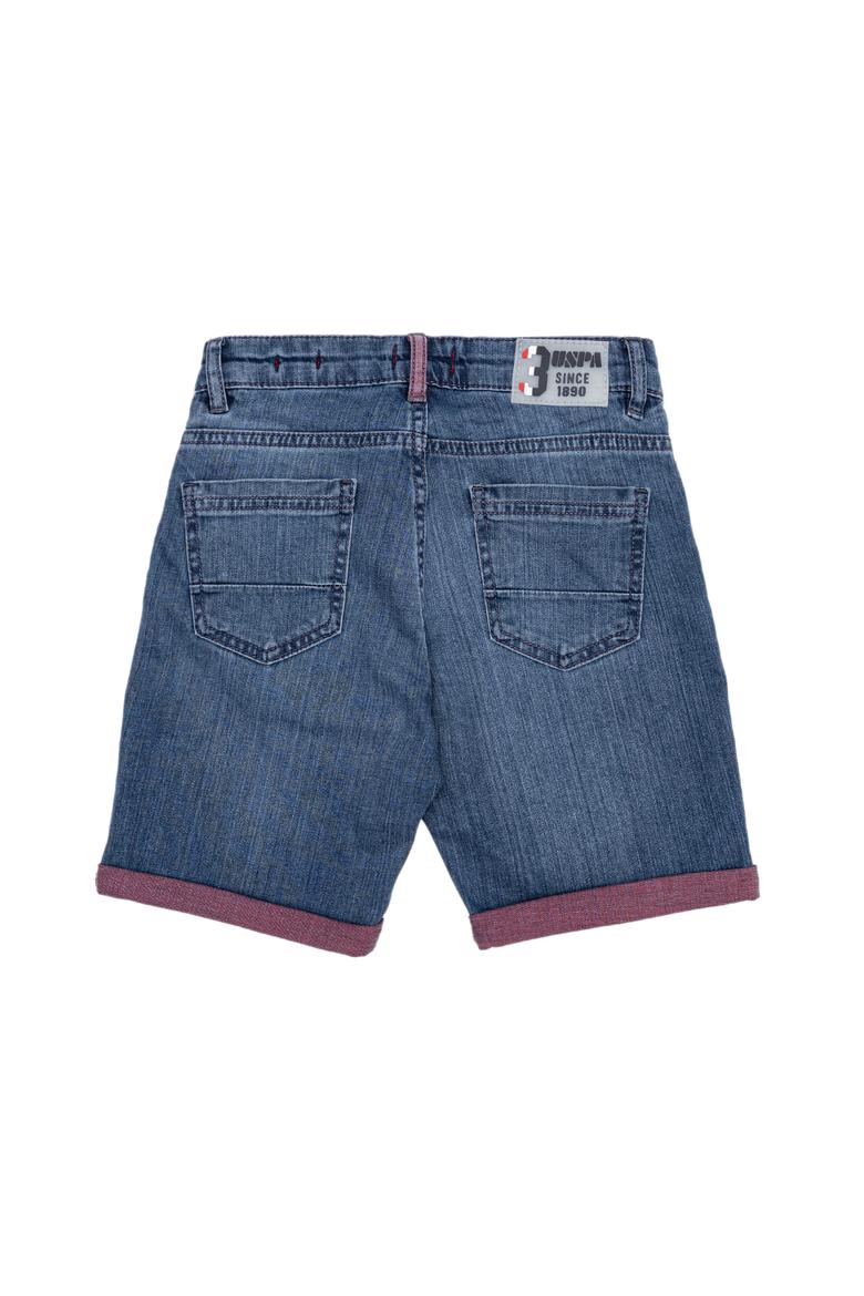 Erkek Çocuk Kırmızı Jean Şort - 50247283011