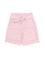 Kız Çocuk Pudra Dokuma Şort
