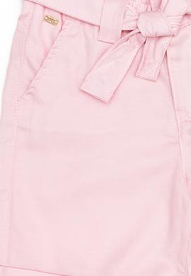 Kız Çocuk Pudra Dokuma Şort - 50246416014