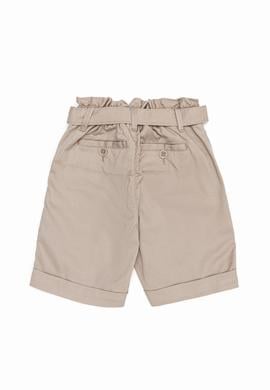 Kız Çocuk Haki Dokuma Şort - 50246416006