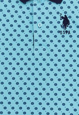 Erkek Çocuk Turkuaz Polo Yaka Tişört - 50248942044