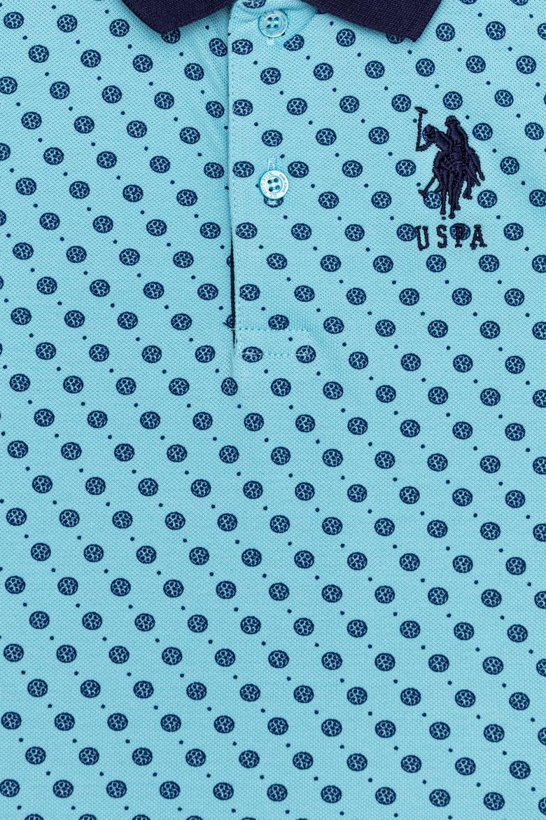 Erkek Çocuk Turkuaz Polo Yaka Tişört - 50248942044