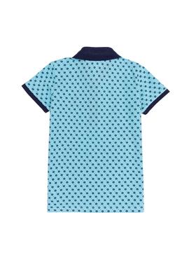 Erkek Çocuk Turkuaz Polo Yaka Tişört - 50248942044