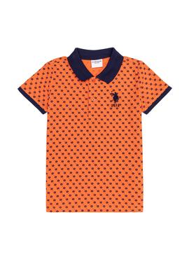 Erkek Çocuk Turuncu Polo Yaka Tişört - 50248942048