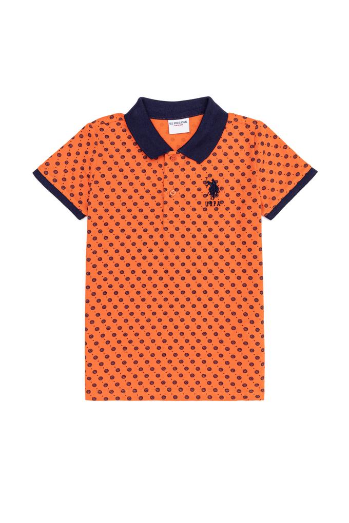 Erkek Çocuk Turuncu Polo Yaka Tişört