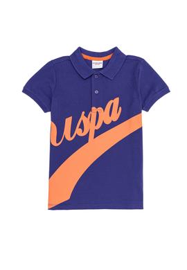 Erkek Çocuk Mavi Polo Yaka Tişört - 50248431030