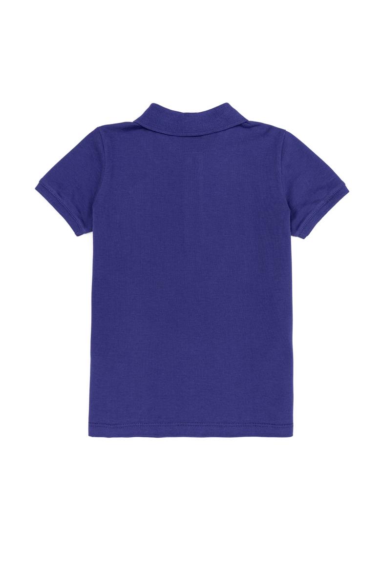 Erkek Çocuk Mavi Polo Yaka Tişört - 50248431030
