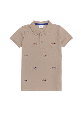 Erkek Çocuk Haki Polo Yaka Tişört - 50248205012