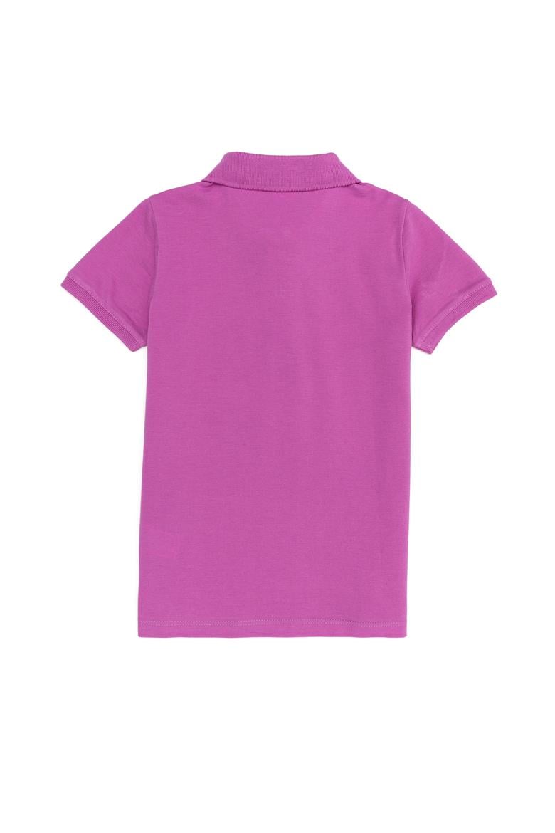 Erkek Çocuk Menekşe Polo Yaka Tişört - 50248431015