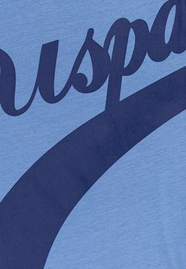 Çocuk Koyu Mavi Bisiklet Yaka Tişört - 50249500007