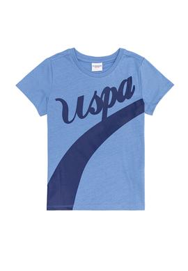 Çocuk Koyu Mavi Bisiklet Yaka Tişört - 50249500007