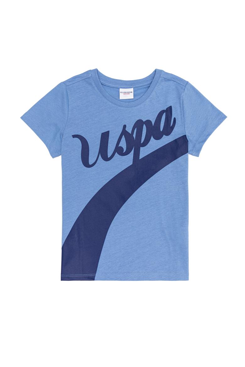 Çocuk Koyu Mavi Bisiklet Yaka Tişört