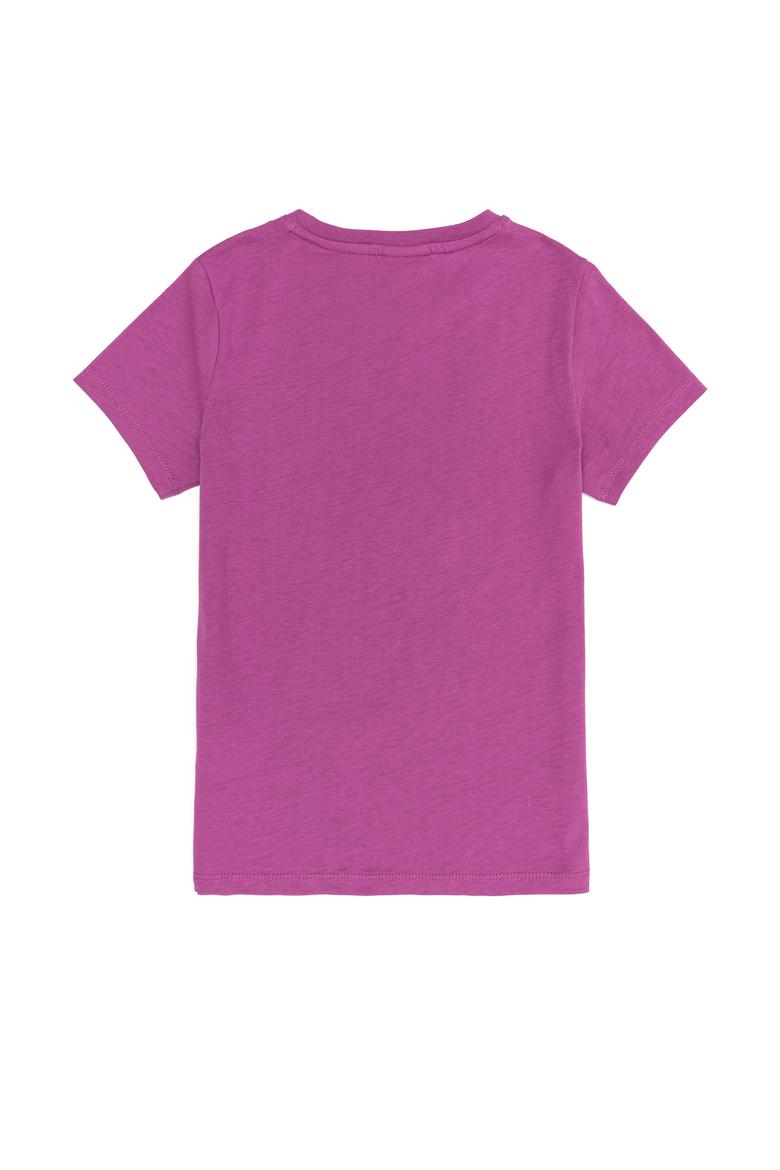Çocuk Menekşe Bisiklet Yaka Tişört - 50247336064