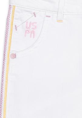 Kız Çocuk Beyaz Dokuma Şort - 50246557009