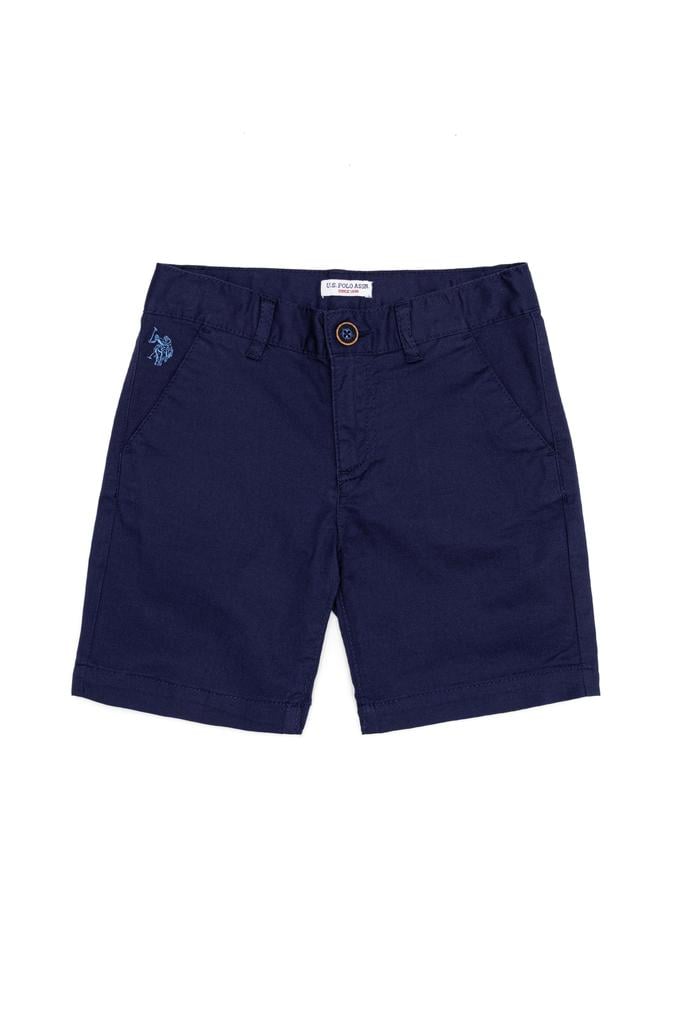 Erkek Çocuk Lacivert Dokuma Şort