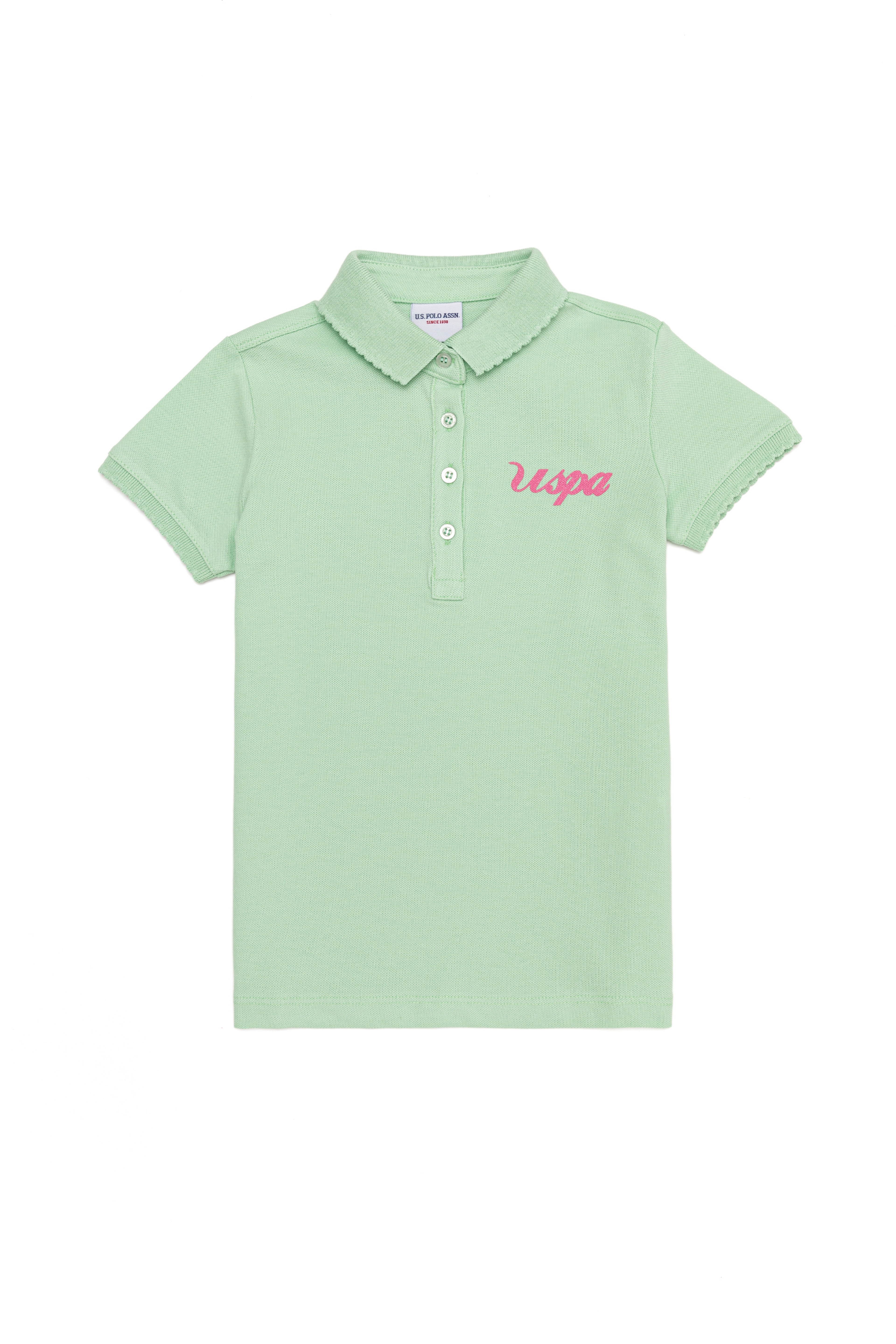 Kız Çocuk Mint Yeşili Tişört Basic - Image 1