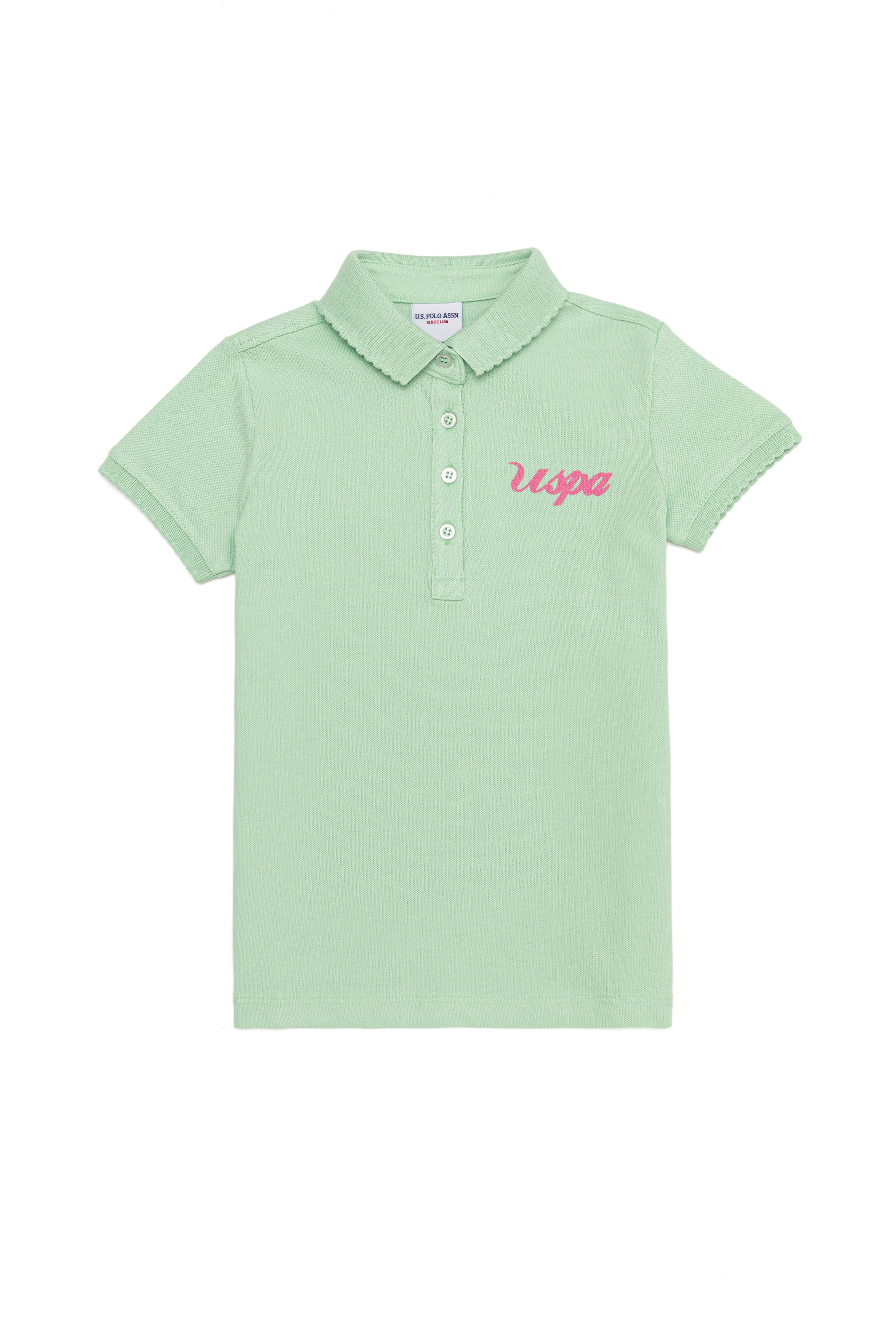 Kız Çocuk Mint Yeşili Tişört Basic