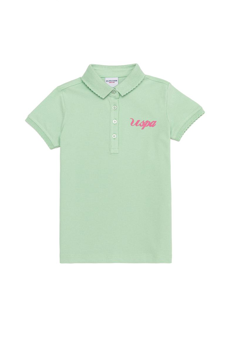 Kız Çocuk Mint Yeşili Tişört Basic