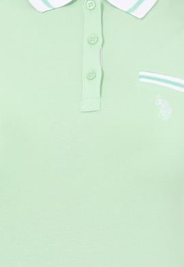 Kadın Mint Yeşili Polo Yaka T-Shirt - 50248051020