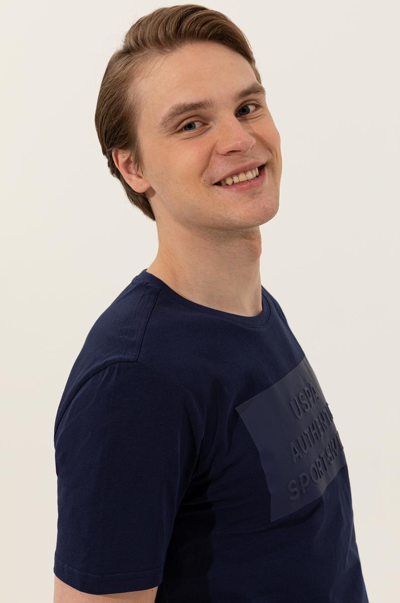 Erkek Lacivert Bisiklet Yaka Tişört