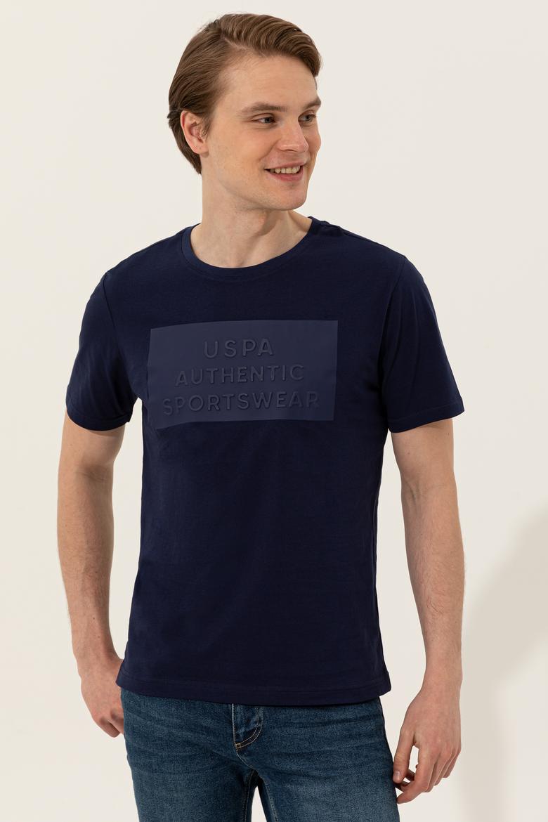 Erkek Lacivert Bisiklet Yaka Tişört