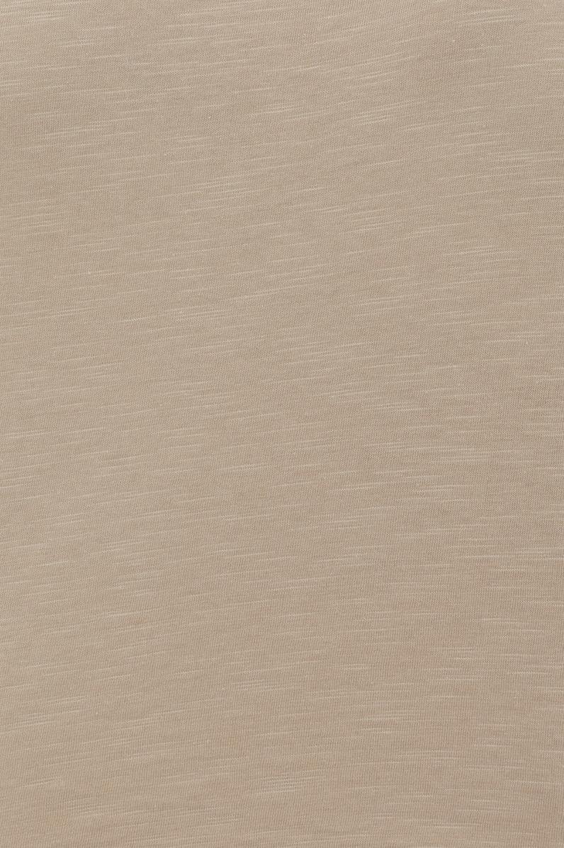 Kadın Haki Bisiklet Yaka Crop Tişört