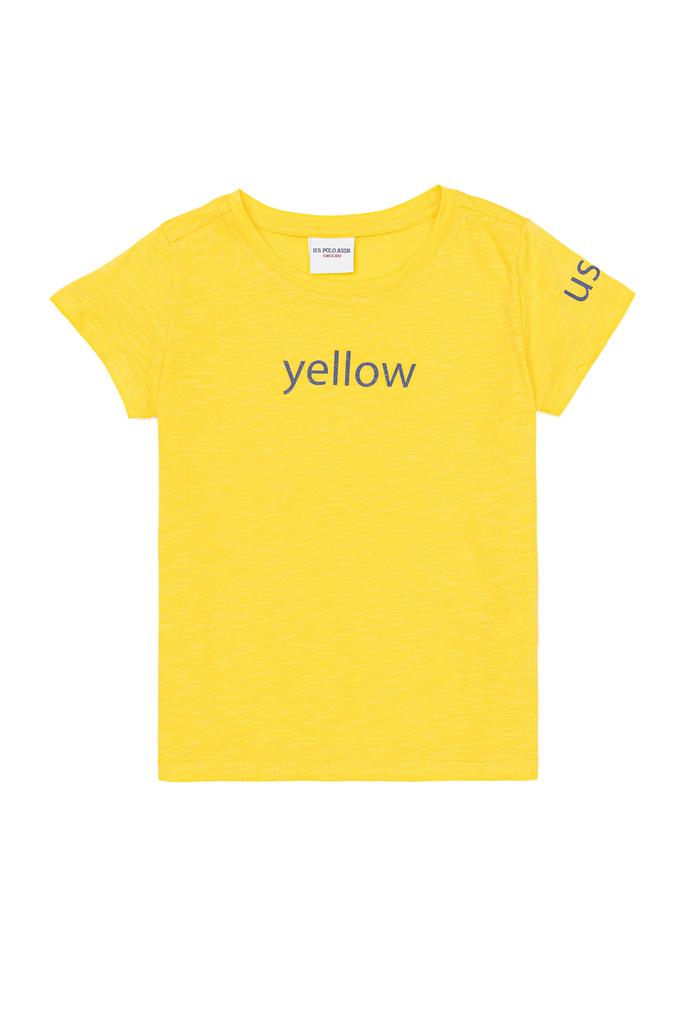 Kız Çocuk Açık Sarı Tişört