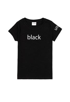 Kız Çocuk Siyah Tişört - 50252292023