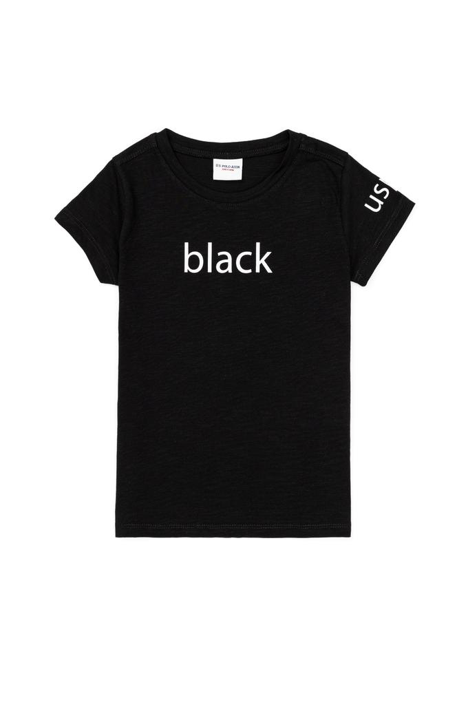 Kız Çocuk Siyah Tişört