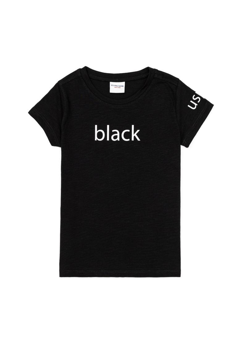 Kız Çocuk Siyah Tişört