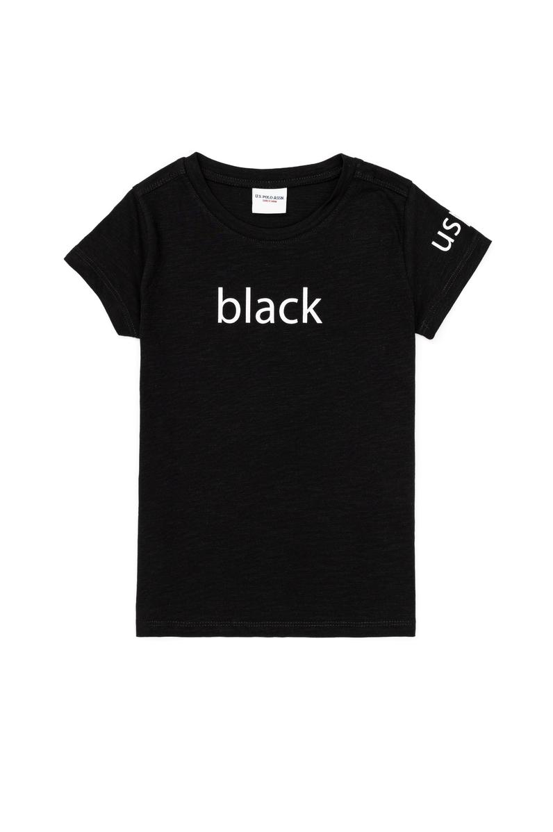 Kız Çocuk Siyah Tişört