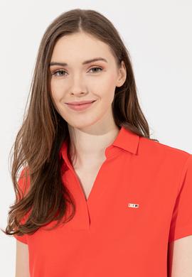 Kadın Kırmızı Basic Tişört - 50253141063