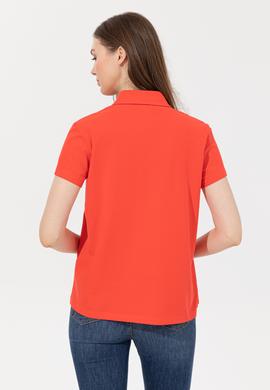 Kadın Kırmızı Basic Tişört - 50253141063