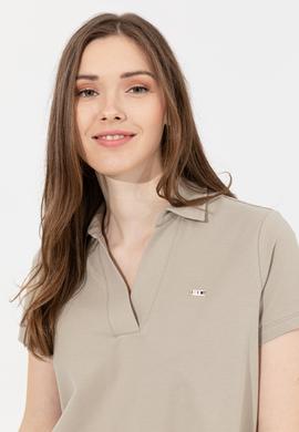 Kadın Haki Basic Tişört - 50253141022