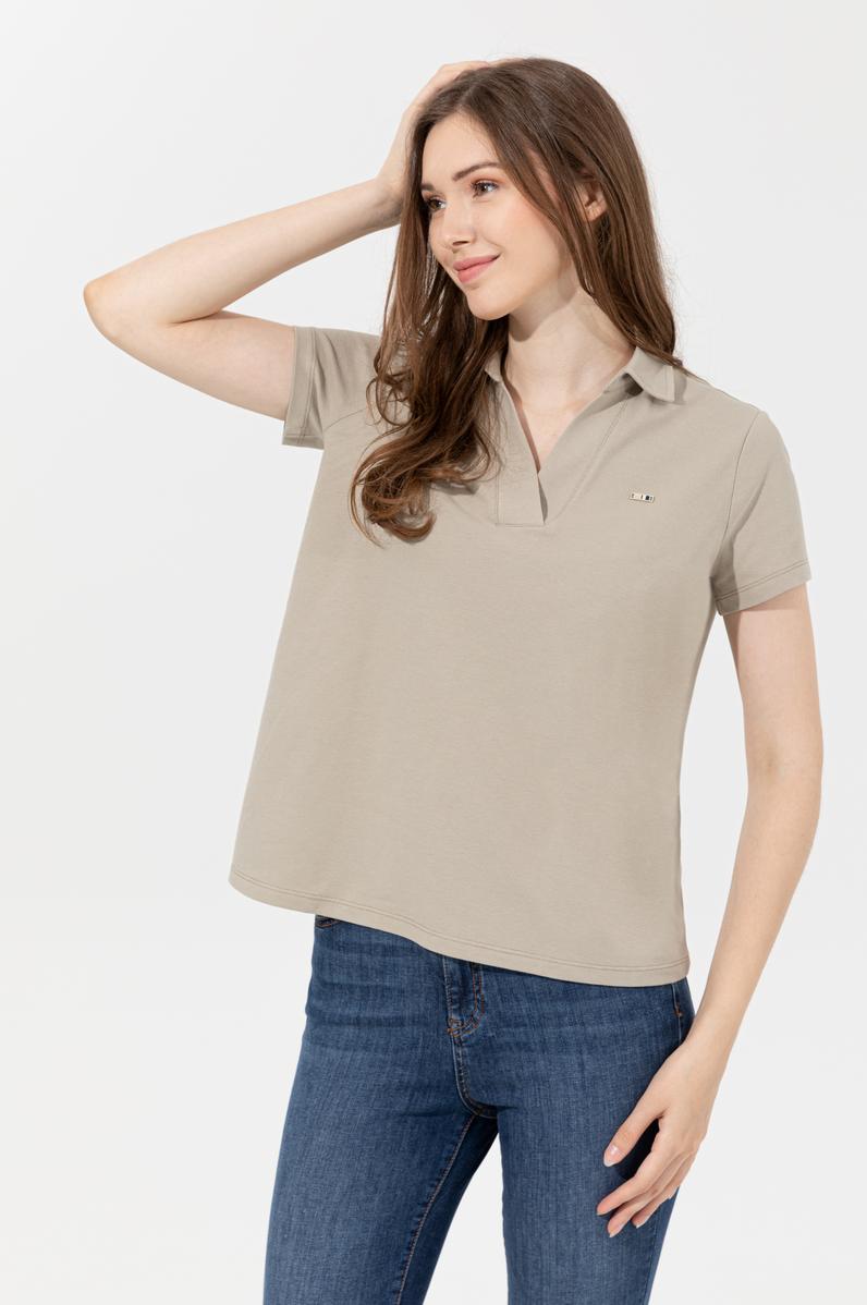 Kadın Haki Basic Tişört