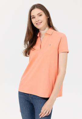 Kadın Somon Basic Tişört - 50253141041