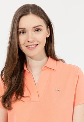 Kadın Somon Basic Tişört - 50253141041