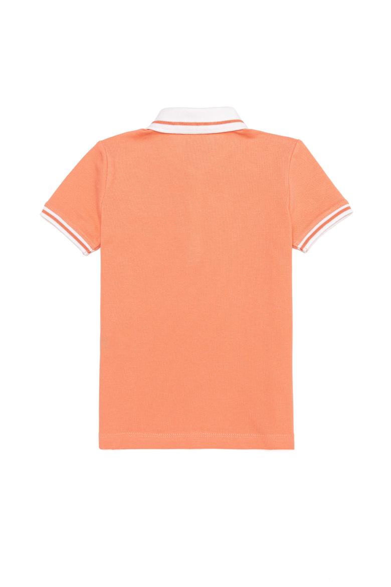 Kız Çocuk Somon Polo Yaka Tişört - 50252265028