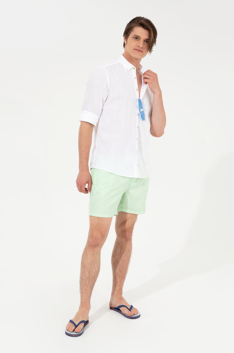 Erkek Mint Deniz Şortu