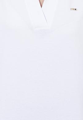 Kadın Beyaz Basic Tişört - 50253141004