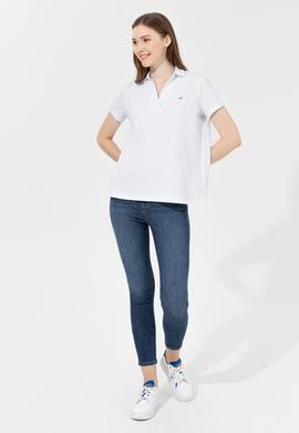 Kadın Beyaz Basic Tişört - 50253141004