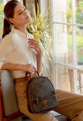 Kadın Kahverengi Sırt Çantası - 50259064002